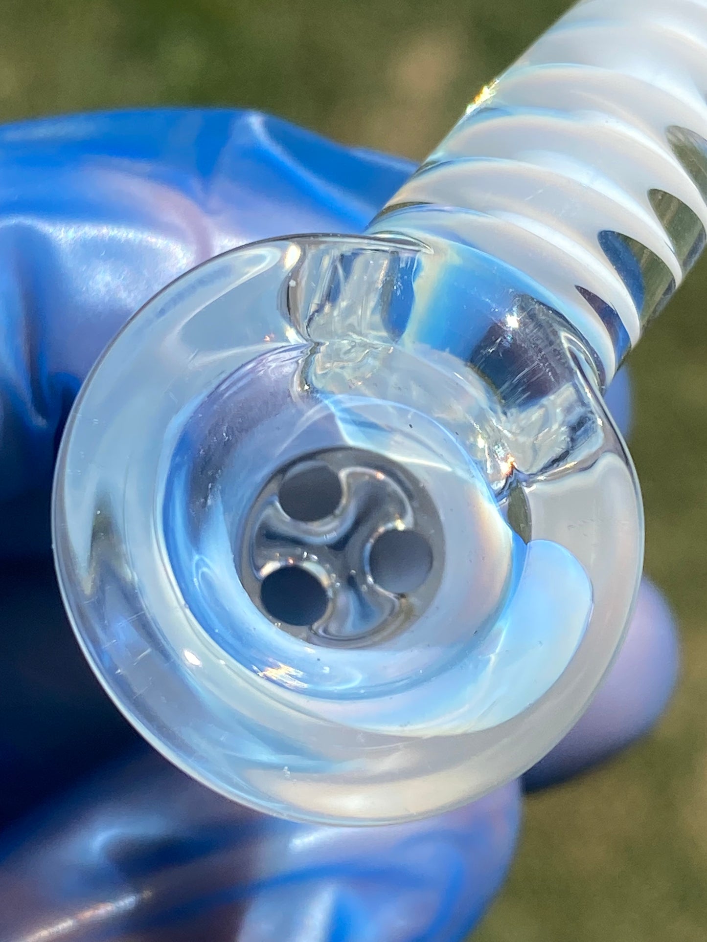 SimpleLemonFarmer Blue/White Slide